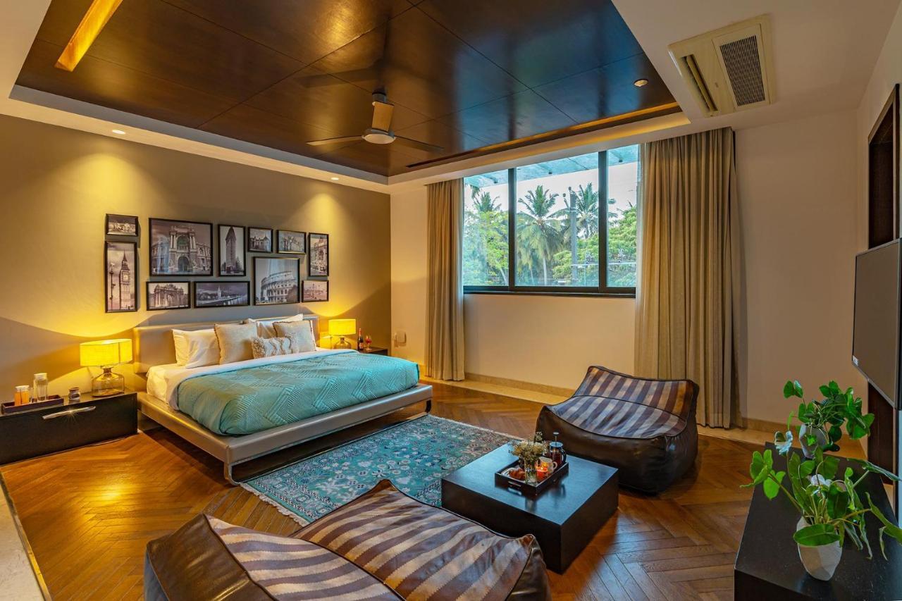 Oceanic Sunsets With River View, Comp Breakfast & Infinity Pool At Stayvista Verem Exterior photo